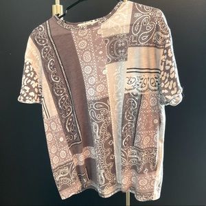 Free People Bandana Shirt